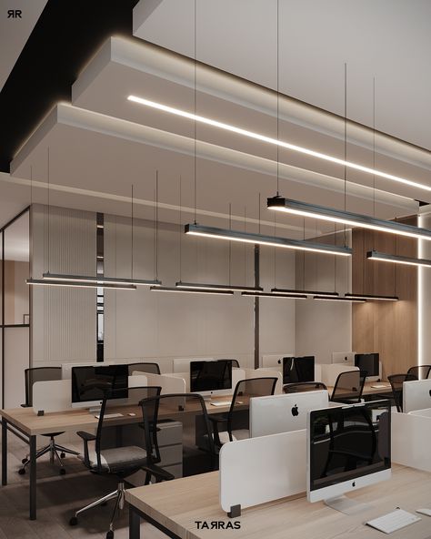 WORKSPACE DESIGN :: Behance Office Cubicle Design, Cubicle Design, Open Space Office, Blinds Design, Office Cubicle, Luxury Office, Open Office, Workspace Design, Office Lighting