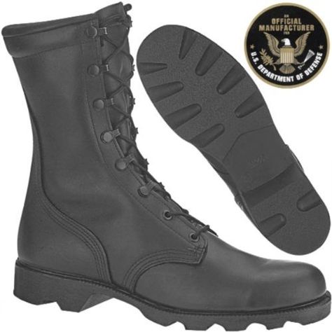 Men's Altama® 10" Combat Mil. Spec. Boot Black, BLACK, 8.5 - http://authenticboots.com/mens-altama-10-combat-mil-spec-boot-black-black-8-5/ Soldier Boots, Paratrooper Boots, Altama Boots, Belleville Boots, Army Clothes, Military Combat Boots, Combat Boots Men, Tan Leather Boots, Basic Training