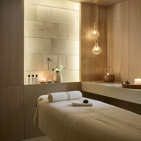 Facial Spa Aesthetic, Spa Interior Design Luxury, Spa Room Design, Spa Design Interior, Spa Massage Room, Spa Aesthetic, Massage Room Decor, Massage Therapy Rooms, Facial Room