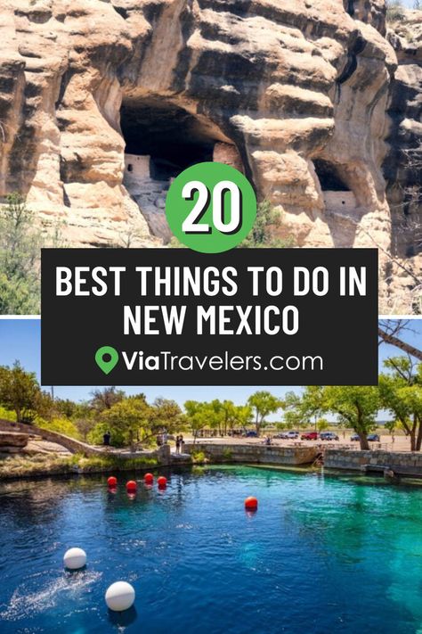 Best Things to Do in New Mexico Sante Fe New Mexico, Four Corners Monument, Adobe Architecture, Taos Ski Valley, New Mexico History, Aztec Ruins, Carlsbad Caverns National Park, Mexico History, Carlsbad Caverns