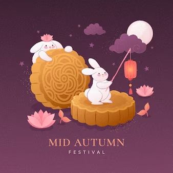 Mid Autumn Festival Illustration, Autumn Moon Festival, Cny 2023, Festival Illustration, Happy Mid Autumn Festival, Chinese Festival, Moon Festival, Festival Background, Time Painting