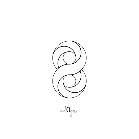 Infinity 8 Logo, S Logos, Logo Infinity, Infinity Logo, Link Logo, Line Art Logo, Design Board, Number 8, Infinity Symbol