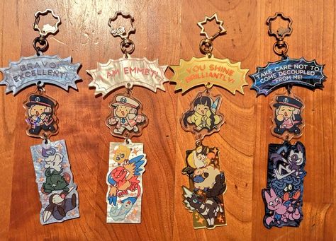 Oc Journal, Cute Chibi Stickers, Chibi Keychain, Character Keychain, Keychain Ideas, Artist Alley, Character Quotes, Keychain Design, Clay Art Projects