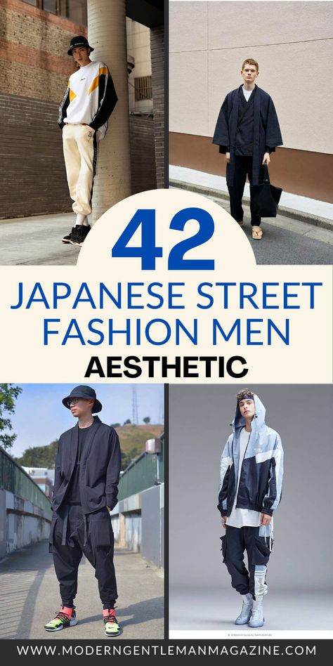 Discover 42 Japanese street fashion ideas for men, inspired by Tokyo’s vibrant style scene. From casual looks to aesthetic pieces, these outfits capture the essence of Japanese streetwear. Ideal for those who love unique and bold styles. #JapaneseStreetFashion #TokyoStyle #MensStreetwear #FashionTrends Fashion Men Ideas, Tokyo Fashion Men, Fashion Men Aesthetic, Japanese Outfits Street Style, Fashion Ideas For Men, Japanese Streetwear Mens, Tokyo Fashion Street, Japanese Street Fashion Men, Men's Street Fashion