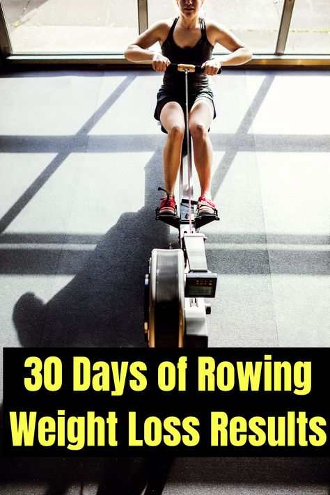 Benefit Of Rowing Machine, Row And Weights Workout, Rower Machine Before And After, How To Row Machine, Rowing And Strength Workout, Rowing Machine Exercises, Rowing Workout Before And After, Row Workout At Home, Rowing Exercise Workout