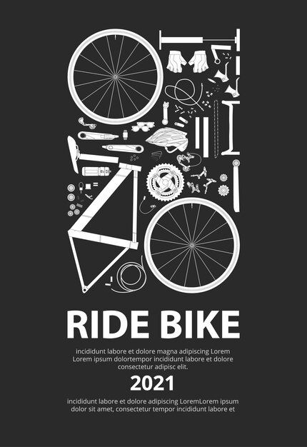 Bicycle Poster Design, Cycling Posters Graphic Design, Bike Poster Design, Biking Illustration, Bike Logo Cycling, Hipster Bike, Cycling Illustration, Character Flat Design, Bike Graphics