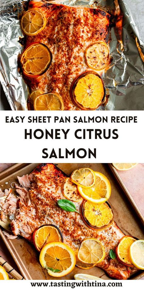 Orange Salmon Recipes, Summer Salmon Recipe, Citrus Salmon, Easy Salmon Recipe, Salmon Quinoa, Citrus Fish, Salmon Marinade, Seafood Menu, Citrus Recipes