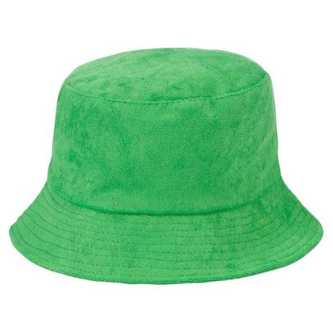 Green Bucket Hat, Terry Cloth, Bucket Hat, Hats, Green, Color