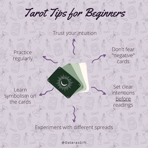 Unlock the secrets of Tarot with these tips and tricks 🃏✨ Reading Tarot can be a powerful tool for gaining insight and guidance. Whether you're a beginner or an experienced reader, there's always room to grow and develop your skills. Here are some tips and tricks to help you deepen your understanding of Tarot and connect more deeply with your intuition. 1. Trust your intuition: When reading tarot cards, trust your intuition and what the cards are telling you. Pay attention to the emotions and Tarot Card Tips And Tricks, Tarot Tips Learning, Tarot Tips And Tricks For Beginners, Tarot Prayer, Tarot Basics, Understanding Tarot, Tarot Tricks, Library Programming, Divination Methods