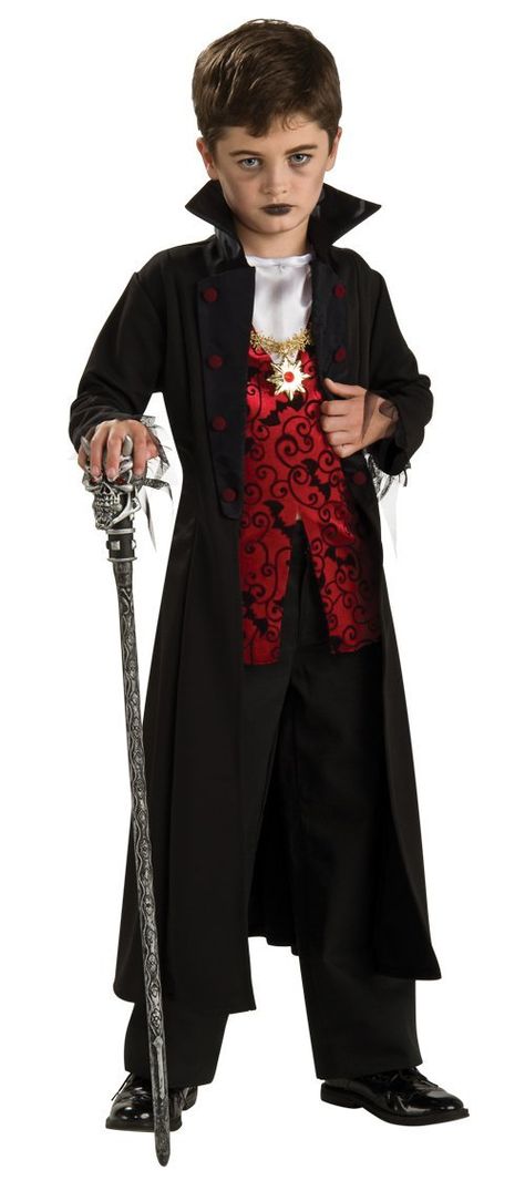 Boys Vampire Costume, Vampire Child, Vampire Costume Kids, Royal Vampire, Vampire Kids, Dracula Costume, Lego Costume, Party City Costumes, Horror Halloween Costumes