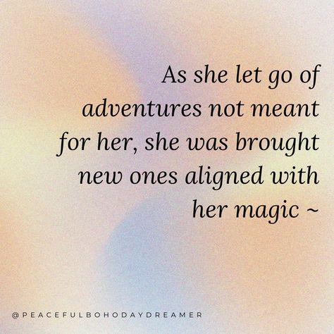 Letting go of something can be incredibly difficult, especially if it's something that you've been holding onto for a long time. However, sometimes it's necessary to let go of things that no longer serve us in order to make room for new and better experiences. I found that by letting go of certain adventures, I was able to discover new ones that were perfectly aligned with my own unique magic. It's important to remember that everyone has their own path in life, and what works for one person ma I’ve Come A Long Way Quotes, Everyone Has Their Own Path, Go Within Quotes, Letting Go Of Expectations Quote, I Let Go Of What No Longer Serves Me, Letting It Go Quotes, I Let Go Quotes, Letting Go Of What No Longer Serves Me, It’s Time To Let Go