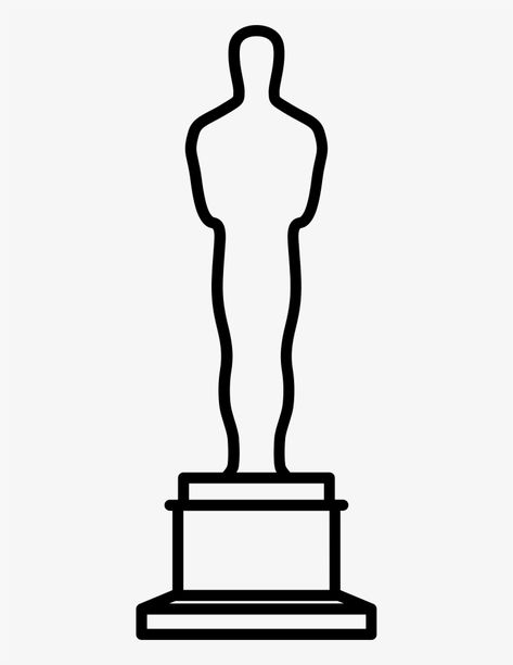 Oscar Statue Template, Diy Oscar Trophy, Oscar Drawing, Oscars Award, Oscar Trophy, Oscar Academy Awards, 8th Grade Dance, Hollywood Night, Tri Delt