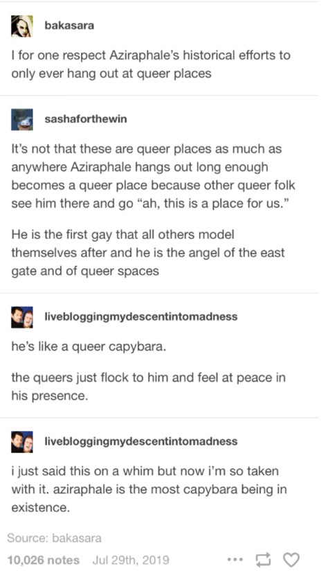 Good Omens Hogwarts Au, Good Omens Tumblr Posts, Good Omens Professor Au, Good Omens Swapped Au, Good Omens Text Post, Good Omens Tumblr Text Posts, Neil Gaiman Good Omens Tweet, Gender Nonconforming, Good Omens Book