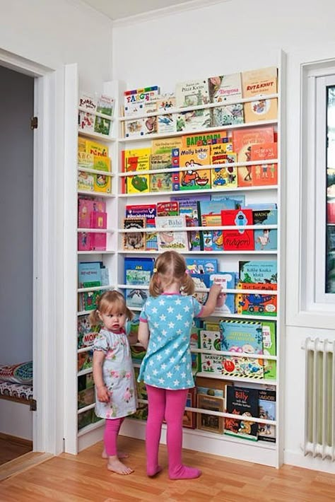 Newsstand-Style Corner Book Display Rack for Kids Corner Display, Handmade Charlotte, Corner Storage, Book Storage, Toy Rooms, Book Display, Boy's Bedroom, Book Shelf, Kids Playroom