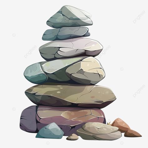 flat color style cartoon large stacked stones rock stone land png Stone Illustration, Stacked Stones, Plant Sketches, Pool Wall, Stone Plant, Transparent Image, Stacked Stone, Flat Color, Stone Rocks