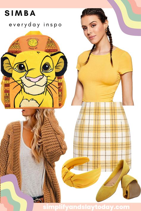 Embrace the circle of life with this Simba-inspired Lion King Disneybound costume, perfect for Halloween! 🦁🌅 Channel your inner king of the Pride Lands and let the world hear your roar. Get ready to embark on a Hakuna Matata-filled adventure! #LionKingDisneybound #HalloweenCostume #SimbaCostume #WomenHalloweenCostume (Please note: As an Amazon Associate, we may earn from qualifying purchases.) Lion King Disneybound, Simba Costume, The Circle Of Life, Women Halloween Costume, King Fashion, Disney Fashion, Disney Lion King, Women Halloween, The Pride