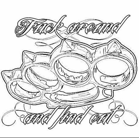 Best Coloring Pages For Adults, Dirty Coloring Pages For Adults, Free Printable Cuss Word Coloring Pages, Dope Coloring Pages, Adult Coloring Books Swear Words, Free Adult Coloring Printables, Tattoo Coloring Book, Tattoo Lettering Design, Cool Tattoo Drawings