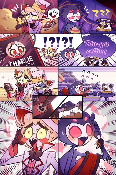 Hazbin Hotel Comic, Hazbin Hotel Charlie, Boss Wallpaper, H Hotel, Ange Demon, Monster Hotel, Vivziepop Hazbin Hotel, Cartoon Crossovers, Hotel Art