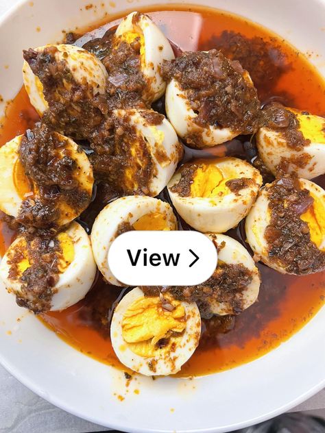 Lemon8 · SEAFOOD BOIL EGGS RECIPE · @Porsha Armani Angel Eggs, Devilled Eggs Recipe, Boiled Egg Recipes, Hard Boiled Egg Recipes, Devilled Eggs Recipe Best, Fast Snack, Boil Eggs, Devilled Eggs, Boiled Food