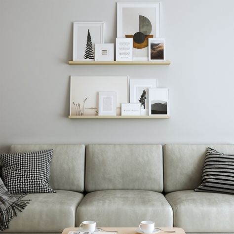 Above sofa wall decor