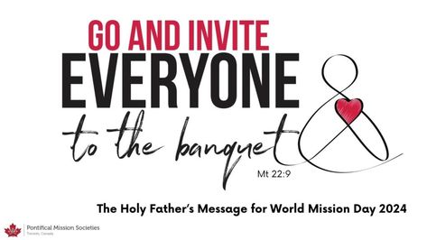 World Mission Sunday 2024 – Pontifical Mission Societies World Mission Sunday, Mission Sunday, Sacrament Of Penance, Bible Commentary, Holy Father, St Therese, Child Jesus, Patron Saints, Pope Francis