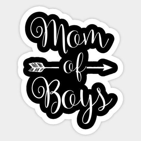 Mom Of Boys, Boys Sticker, Baby Projects, Boy Mom, Hard Hats, Car Windows, Funny Stickers, Custom Stickers, Favorite Tv Shows