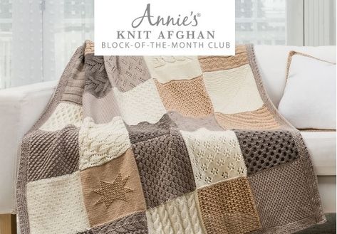 Knitting Pattern a Different Stitch in Each Block Afghan Knitting Blocks For Blanket, Chunky Crochet Blankets, Patchwork Afghan, Sampler Afghan, Knit Afghan, Knitted Blanket Squares, Chunky Crochet Blanket, Stitch Sampler, Patchwork Blanket