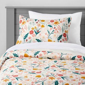 Charlotte Nursery, Kids Comforter Sets, Bedding Twin, Sleeping Nook, Girls Bedding, Garden Kids, Kids Comforters, Cotton Comforter Set, Floral Comforter Sets