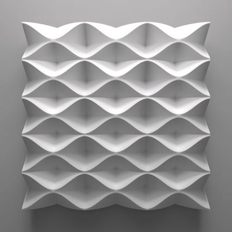 Decorative Blocks, Texture Inspiration, Design Presentation, Parametric Design, 3d Wall Panels, 3d Pattern, 3d Texture, Materials And Textures, Digital Art Design