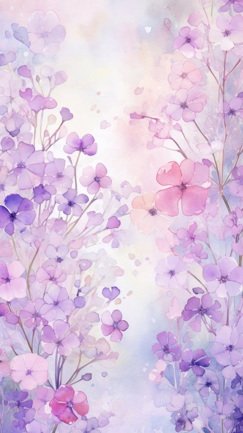 Mini flowers wallpaper pattern petal. | Premium Photo Illustration - rawpixel Purple Floral Wallpaper Iphone, Cute Paper Background, Pastel Pattern Wallpaper, Pastel Flower Background, Cute Wallpaper Pastel, Lilac Iphone Wallpaper, Pastel Colors Aesthetic, Pink And Purple Aesthetic, Pink Purple Background