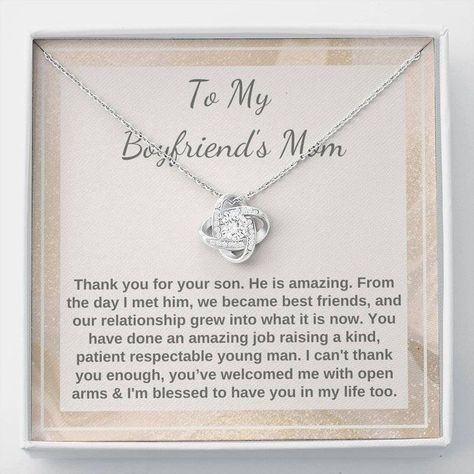 To My Boyfriends Mom Necklace, Gifts For Boyfriends Mom, To My Boyfriends Mom, Gifts For Boyfriends, Boyfriends Mom Gifts, Diy Gifts For Mom, Mom Ideas, Christmas Gifts For Boyfriend