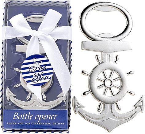 Summer Bridal Shower Themes, Nautical Theme Bridal Shower, Western Bridal Showers, Party Souvenirs, Baby Shower Return Gifts, Nautical Bachelorette Party, Nautical Wedding Favors, Nautical Bachelorette, Bachelorette Party Accessories