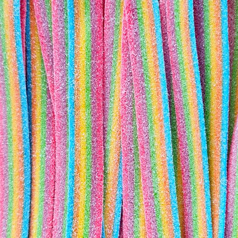 An all-time favourite! 🏳️‍🌈 SOUR RAINBOW BELTS 🏳️‍🌈 Rainbow Belts, All About Time, Rainbow