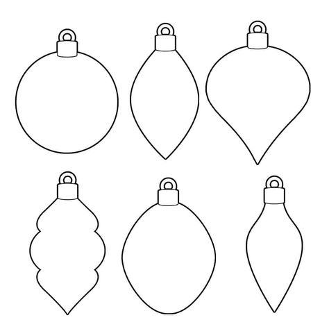 Ornament Template The Modern Rules Of Ornament Template Ornament Shapes Free Printable, Christmas Ornaments Templates Printable, Ornament Template Free Printable, Ornament Shapes, Printable Christmas Ornaments, Christmas Ornament Template, Construction Paper Crafts, Ornament Drawing, Ornament Template