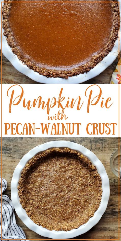 Pecan Flour Pie Crust, Keto Nut Crust For Pie, Keto Walnut Crust, Pies With Nut Crust, Walnut Crust Pie, Nut Crust For Pie, Walnut Pie Crust Recipe, Nut Pie Crust Recipe, Cherokee Recipes