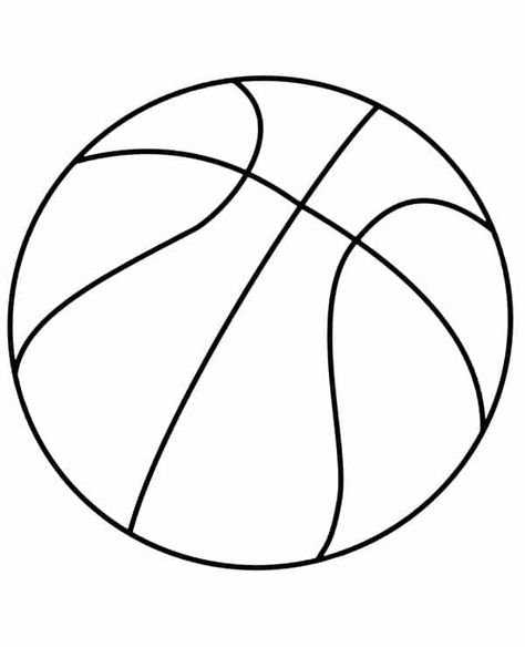 https://kidipaint.com/coloring-pages/basketball/basketball-1/ Check more at https://kidipaint.com/coloring-pages/basketball/basketball-1/?utm_source=pinterest Basketball Crafts For Preschoolers, Printable Basketball Template, Basketball Template Free Printable, Basketball Coloring Pages Free Printable, 3k Activities, Basketball Outline, Sports Cupcakes, Basketball Coloring Pages, Basketball Template