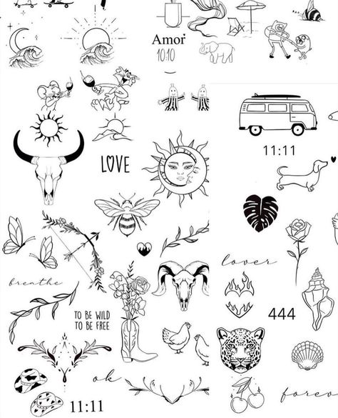 Feminine Flash Tattoo Designs, Small Flash Tattoos For Women, Cowgirl Flash Tattoo, Boho Patchwork Tattoo, Feminine Flash Tattoo, Fineline Patchwork Sleeve, Free Tattoo Fonts, How To Tattoo, Cowgirl Tattoos