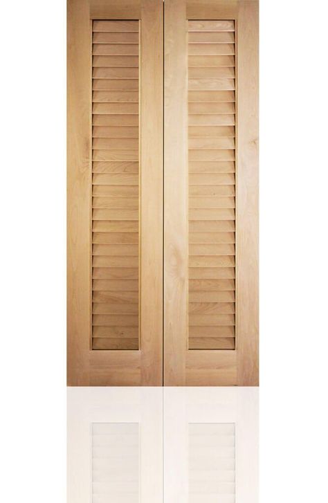 Louvered Bifold Doors, Louvered Closet Doors, Louver Doors, Wooden Bifold Doors, Custom Wood Doors, Wooden Slats, Bifold Doors, Closet Doors, Free Quote