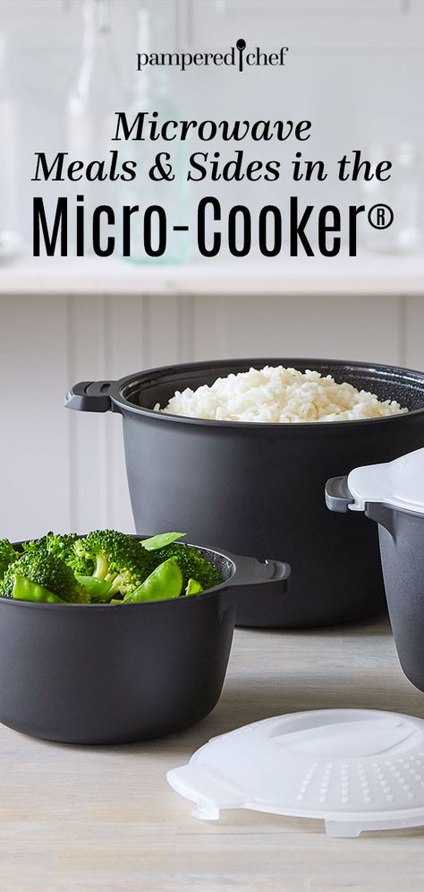 Pampered Chef Rice Cooker, Microwave Rice Cooker, Microwave Meals, Microwave Cooker, Pampered Chef Party, Rice Cooker Recipes, Pampered Chef Recipes, The Pampered Chef, Steamer Recipes