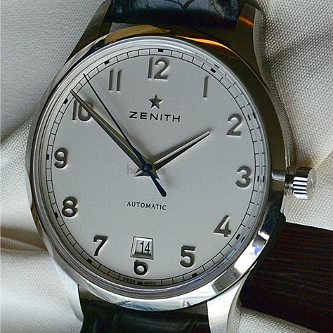 Eternal! The ZENITH Captain Central Second Boutique Edition Watch Strap Ideas, Zenith Watches, Nice Watch, Aviator Watch, Watch Companies, Stylish Watches, Men's Watches, Luxury Watches For Men, Urdu Quotes