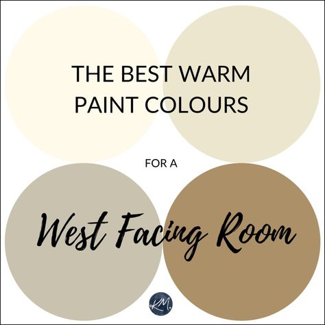 The 18 Best Paint Colours for West Facing Rooms West Facing Room Paint, Western Paint Colors, Kylie M Interiors, Cream Paint Colors, Beige Paint Colors, Warm Paint Colors, Taupe Paint, Best White Paint, Condo Remodel