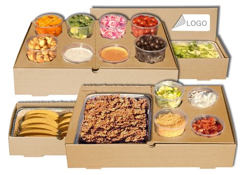 Catering Box, Food Delivery Packaging, Salad Packaging, Catering Food Displays, Salad Box, Delivery Food, Food Box Packaging, Delivery Packaging, Food Pack