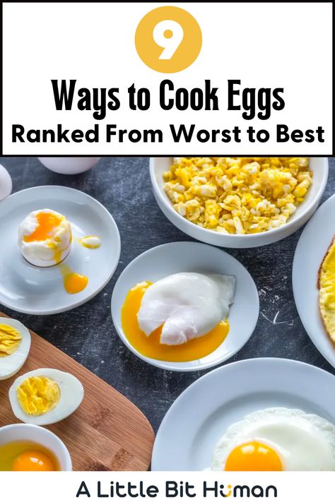 There are many, many different ways to cook eggs. Depending on who you ask, there are also many different answers as to what the best way to make eggs is. It’s not an easy question, and there are quite a few factors to take into consideration. Are we putting these eggs over a plate of fried rice or eating them for breakfast with some bacon? The age-old debate may never be resolved. Nonetheless, I’m going to attempt to identify the very best and worst of the different ways to cook eggs. Different Ways To Cook Eggs, Ways To Make Eggs, Strange Food, Ways To Cook Eggs, Cook Eggs, Heart Diet, Over Easy Eggs, Newborn Schedule, Health Articles Wellness