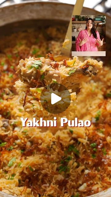 Natasha Gandhi on Instagram: "Yakhni Pulao for @farahkhankunder ♥️♥️

This is the best dish you can make, it’s full of sukoon and warmth 

The full recipe is pinned 
Do try and share and also let’s hope if we can get to cook with Farah too 🧿🩷

#Yakhni #chicken #pulao #recipe #Bollywood #masterchef" Yakhni Pulao Chicken, Chicken Pulao Recipe, Yakhni Pulao, Chicken Pulao, Pakistani Recipes, Pulao Recipe, Pakistani Food, Best Dishes, Indian Recipes