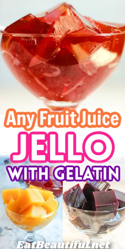 Jello With Gelatin, Desserts Cups, Aip Treats, Homemade Jello, Jello With Fruit, Jello Flavors, Primal Living, Eat Beautiful, Jello Dessert Recipes