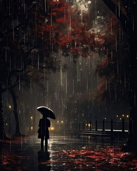 Calm Dark Aesthetic, Calm Anime, Dark Academia Rain, Rain Ambience, Rainy Day Pictures, Rain Sound, Rain Aesthetic, Rain Pictures, Rain Sounds