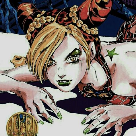 Jojo Poster, Cujoh Jolyne, Jjba Stone Ocean, Jolyne Kujo, Jjba Icons, Jolyne Cujoh, Jojo Icons, Pretty Icons, Jojos Bizzare Adventure