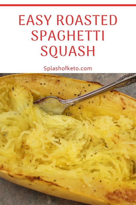 Roasted Spaghetti Squash Recipes, Roast Spaghetti Squash, Cooked Spaghetti Squash, Roasted Spaghetti Squash, Keto Side Dish, Keto Side, Roasted Squash, Keto Side Dishes, Vegetarian Paleo