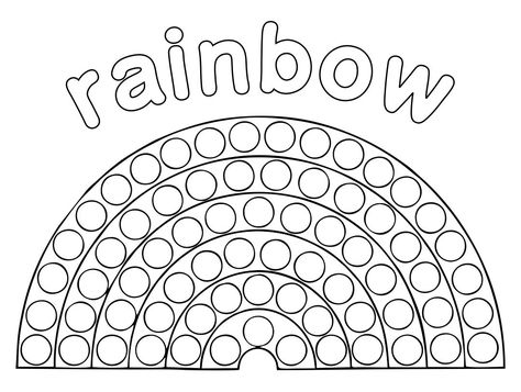 Rainbow Bingo Dot Printables Free Bingo Dauber Art, Bingo Dabber Activities, Easter Preschool Worksheets, Dot Activities, Bingo Dabber, Dot To Dot Printables, Problem Solving Worksheet, Easter Worksheets, Counting Practice