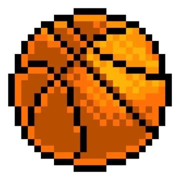 Basketball Ball, Retro Video, Sport Icon, Sports Game, Pixel Pattern, A Basketball, Retro Video Games, Game Icon, Art Icon